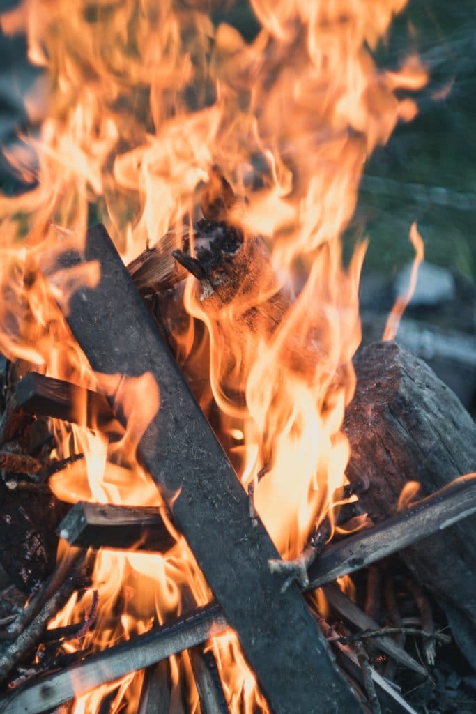 le feu et le stress