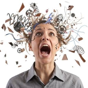 femme burn-out ou surmenage en chiropractie